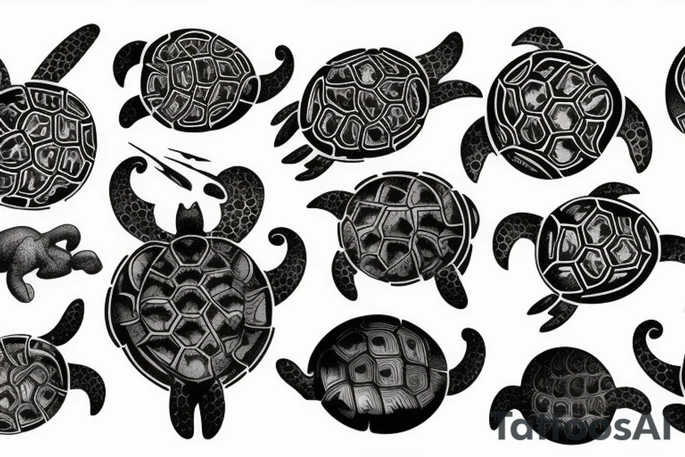 Lovecraftian turtle tattoo idea