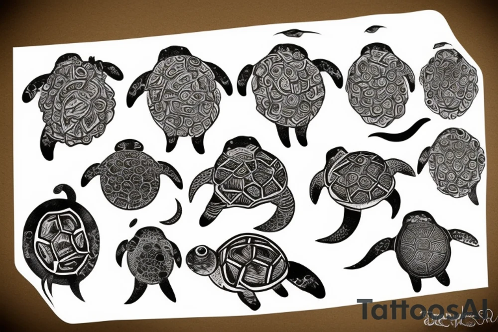 Lovecraftian turtle tattoo idea