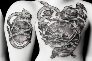 Dark souls turtle tattoo idea