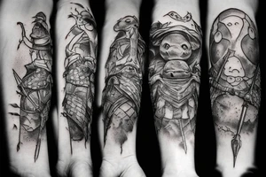 Dark souls turtle tattoo idea