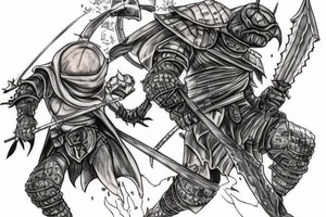 Dark souls turtle tattoo idea
