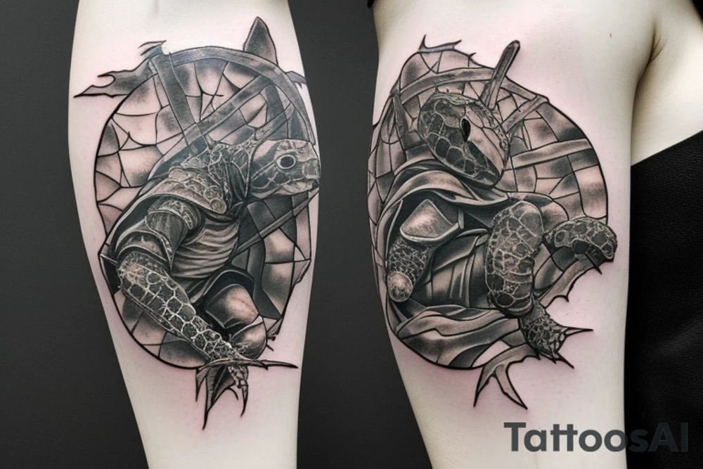 Dark souls turtle tattoo idea