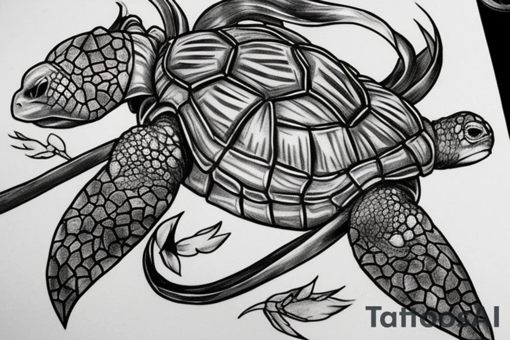 Dark souls turtle tattoo idea