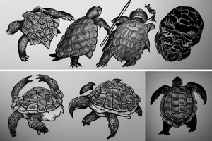 Dark souls turtle tattoo idea