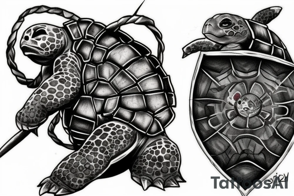 Dark souls turtle tattoo idea