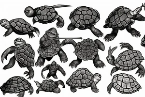 Dark souls turtle tattoo idea