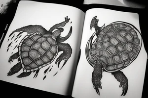 Dark souls turtle tattoo idea
