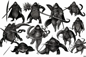 Dark souls turtle tattoo idea