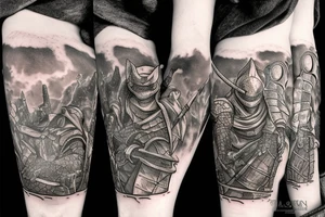 Dark souls turtle knight tattoo idea