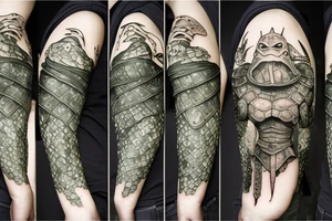 Dark souls turtle knight tattoo idea