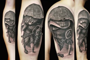 Dark souls turtle knight tattoo idea