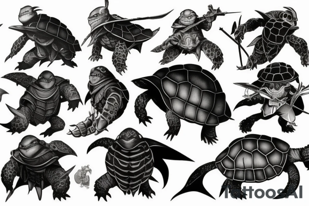 Dark souls turtle knight tattoo idea