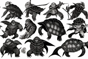 Dark souls turtle knight tattoo idea