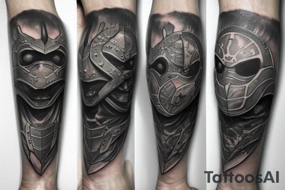 Dark souls turtle knight tattoo idea