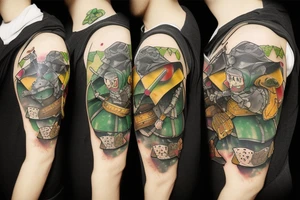 turtle knight tattoo idea