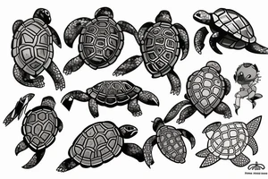 turtle knight tattoo idea