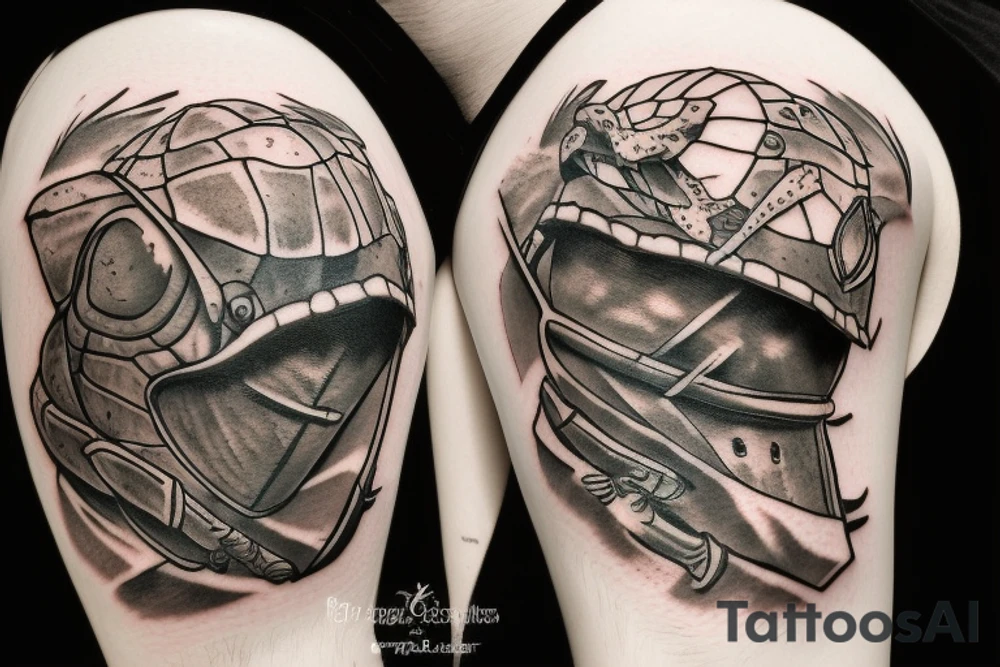 Dark souls turtle knight tattoo idea