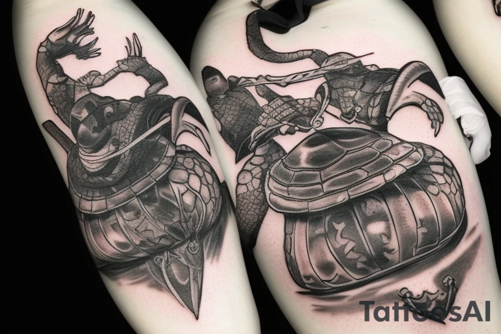 Dark souls turtle knight tattoo idea
