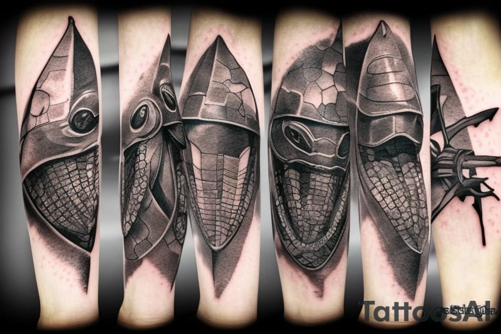 Dark souls turtle knight tattoo idea