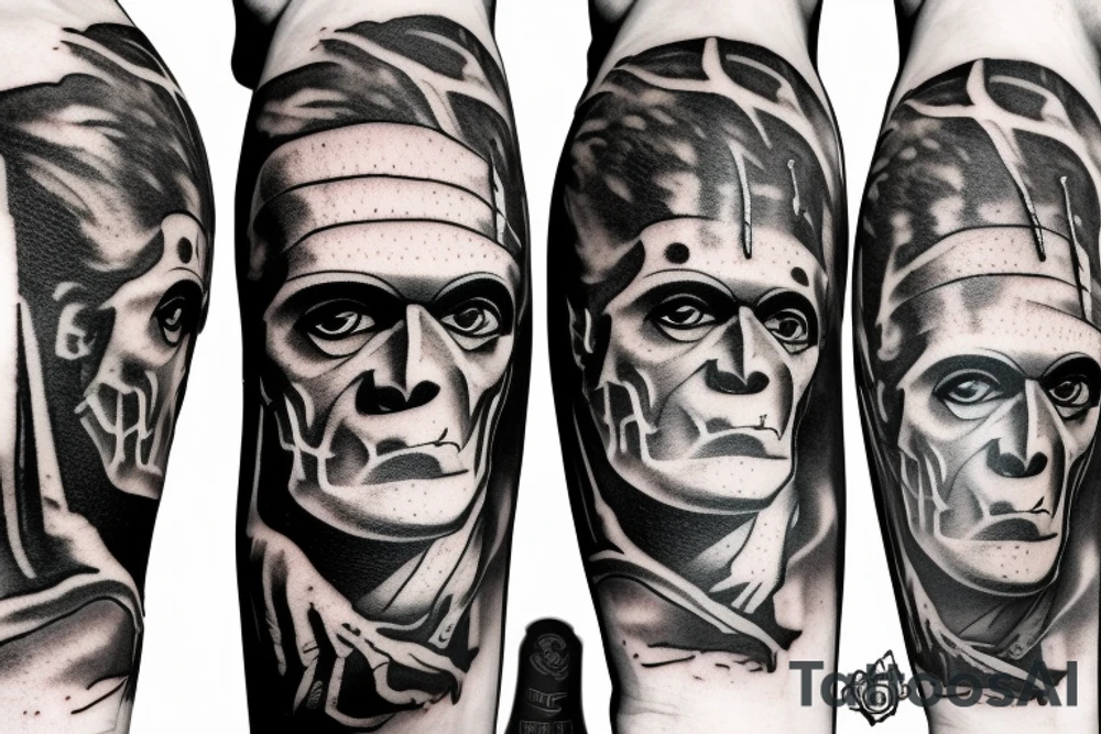 Frankenstein tattoo idea