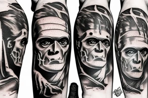 Frankenstein tattoo idea