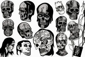 Frankenstein tattoo idea