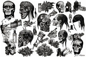 Frankenstein tattoo idea
