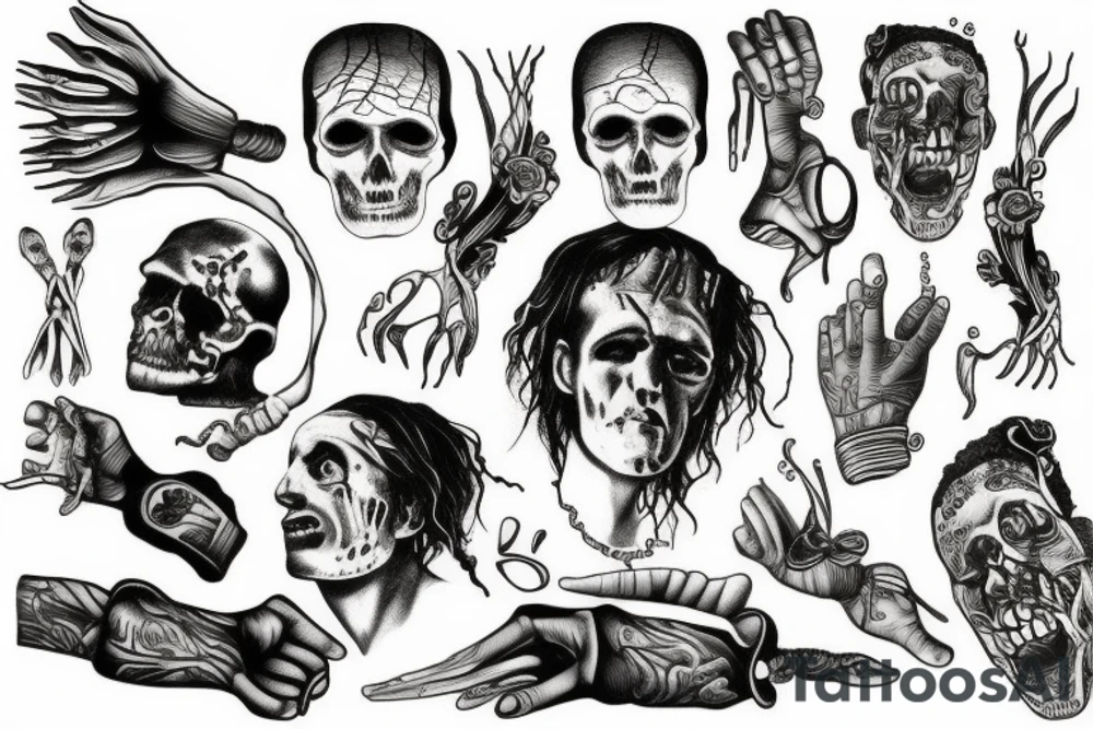 Frankenstein tattoo idea