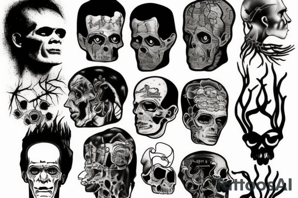 Frankenstein tattoo idea