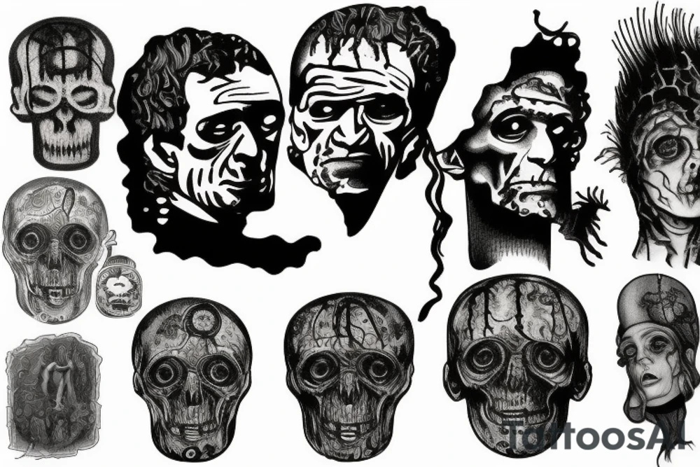 Frankenstein tattoo idea