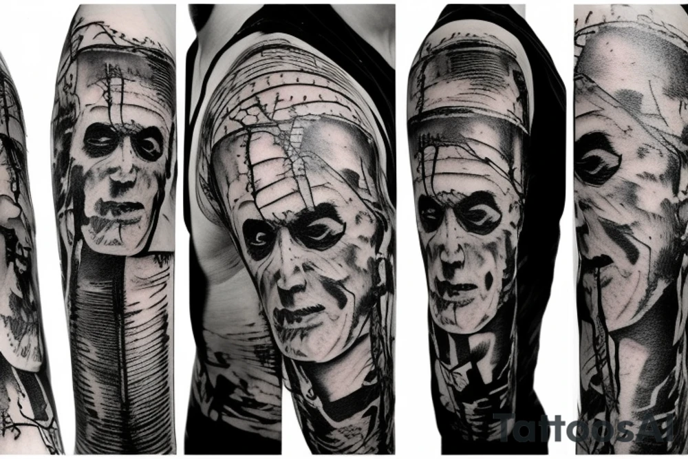 Frankenstein tattoo idea