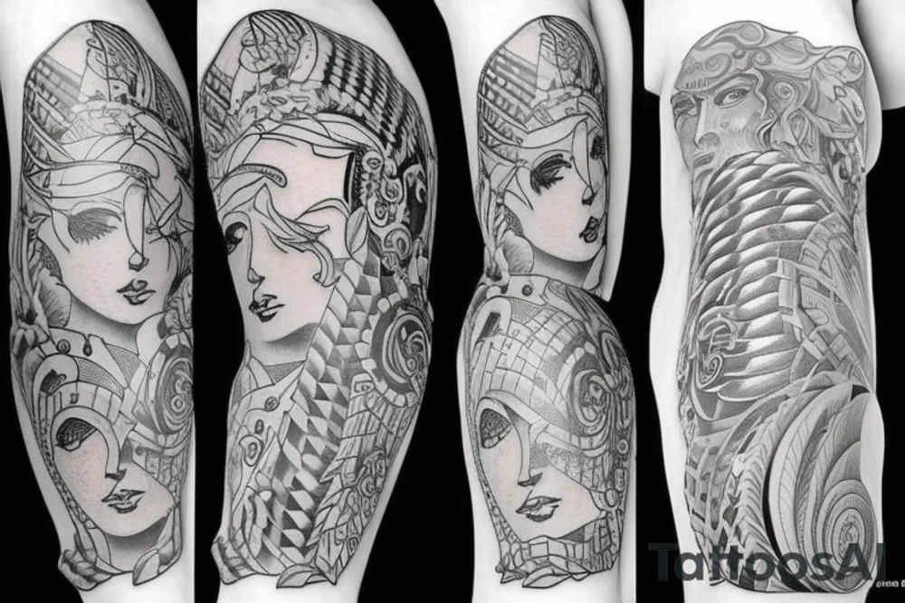 statue tattoo idea