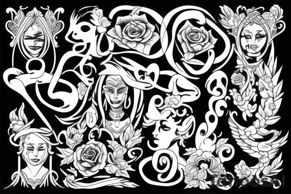 statue tattoo idea