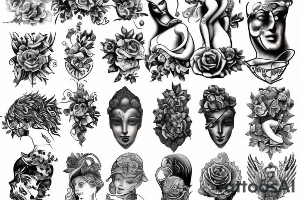 statue tattoo idea