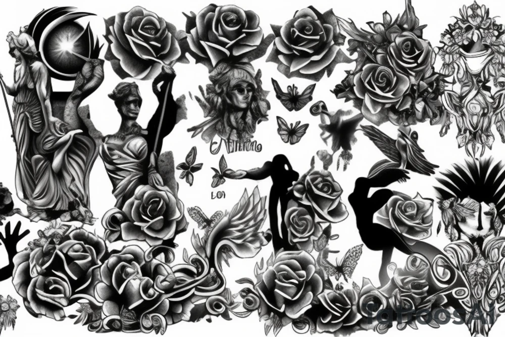 statue tattoo idea