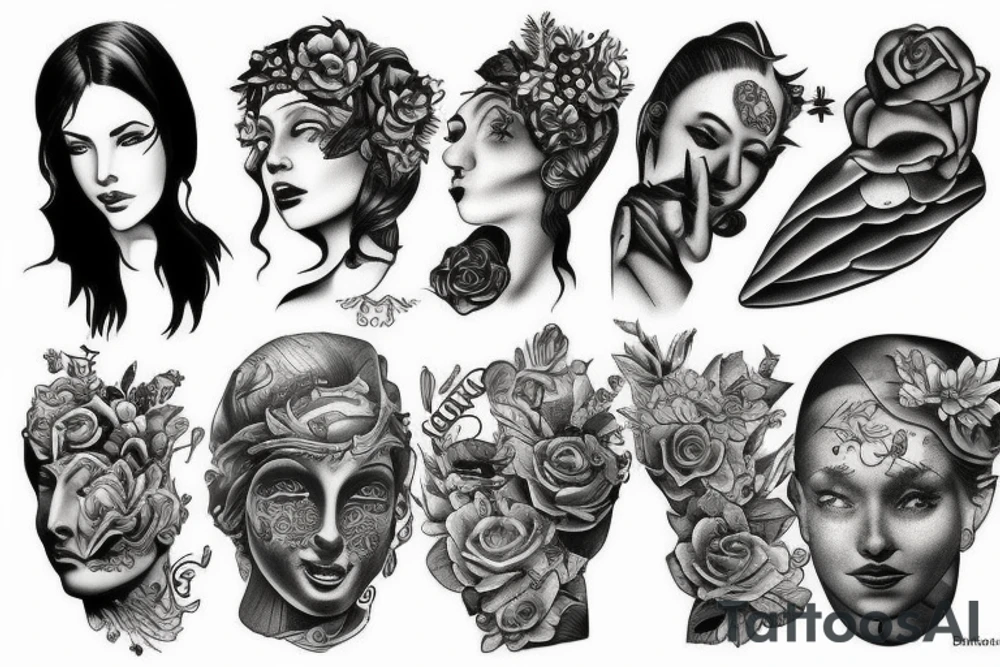 statue tattoo idea