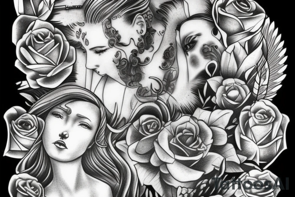 statue tattoo idea