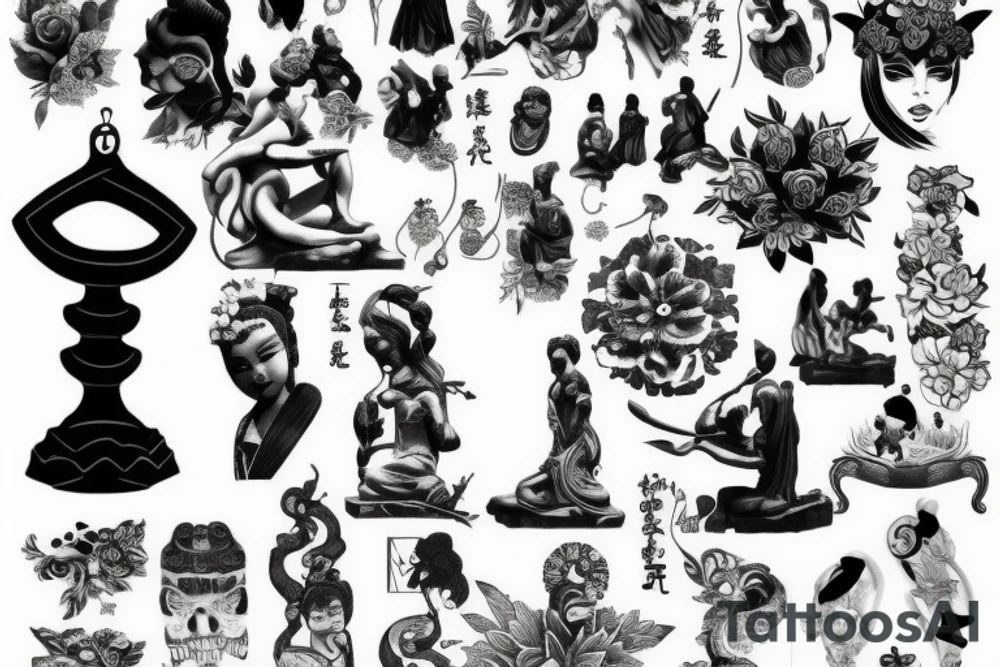 statue tattoo idea