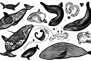 whale tattoo idea