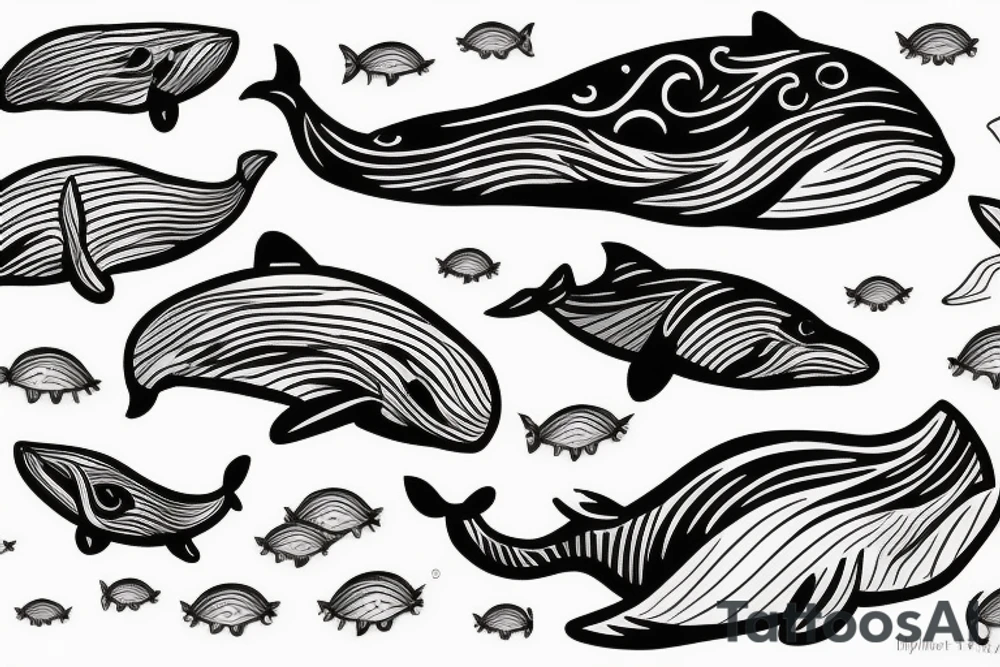whale tattoo idea