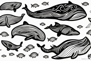 whale tattoo idea