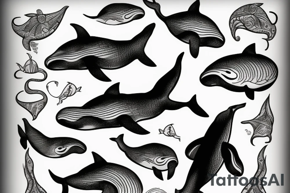 whale tattoo idea