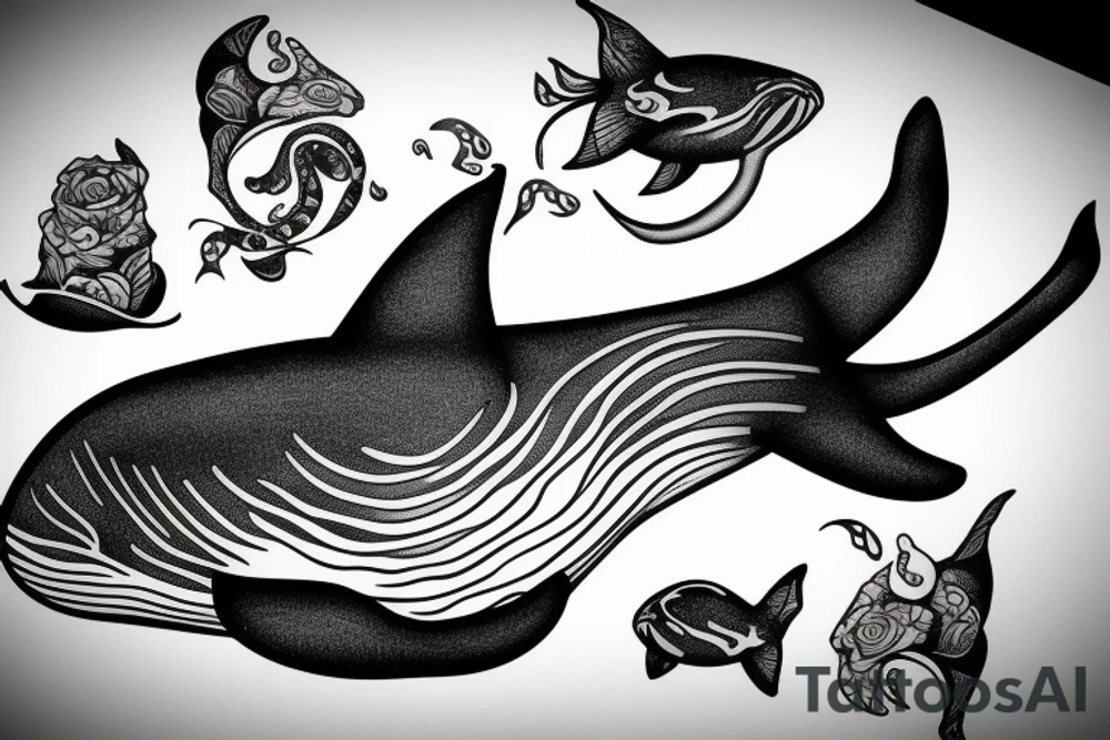 whale tattoo idea