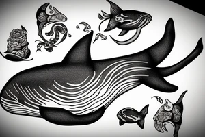 whale tattoo idea