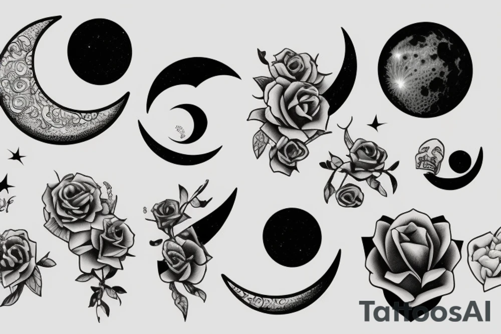 moon tattoo idea