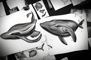 whale tattoo idea