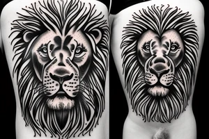 Julius Lucah lion tattoo idea