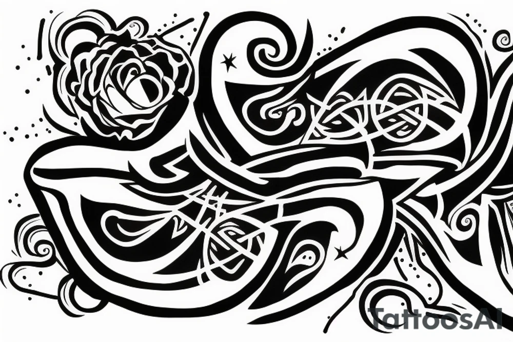 laced converse tattoo idea