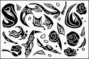 open wound tattoo idea