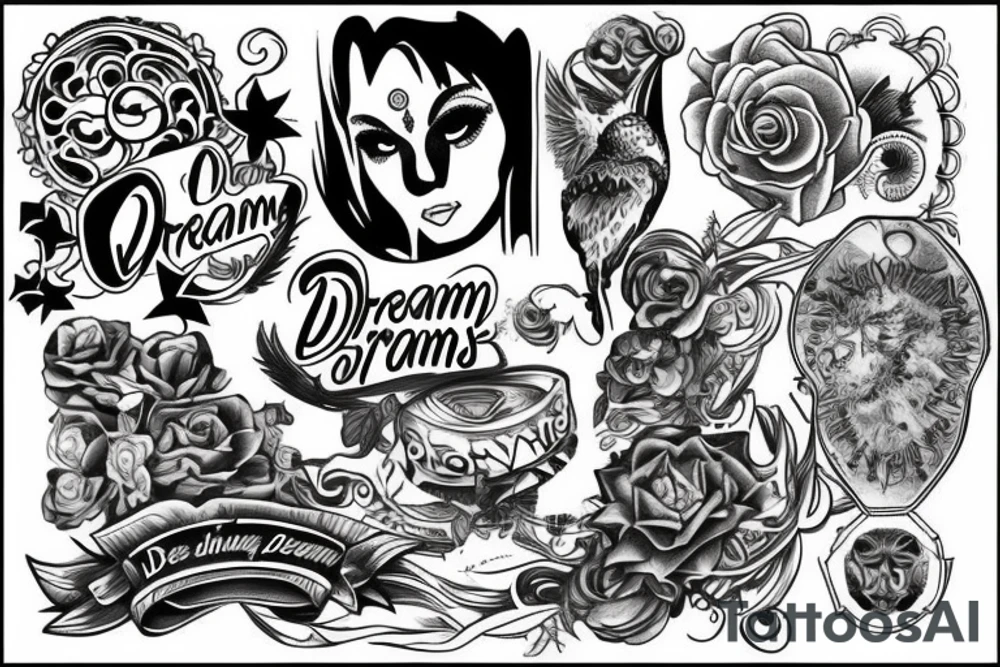 Dreaming dreams tattoo idea